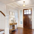 Modern Brass Flush Mount Ceiling Lights Ivory Glass Shade